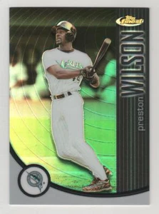 2001 Topps Finest Refractor #044 Preston Wilson Florida Marlins ###/499 BV$4 #44 - Picture 1 of 1