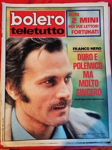 BOLERO TELETUTTO 1253 1971 FRANCO NERO NADA Virna Lisi Aba Cercato Ombretta Coll - Picture 1 of 1