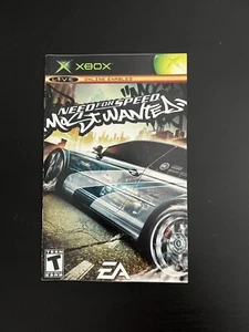 Need For Speed Most Wanted Original Xbox NUR HANDBUCH - Bild 1 von 2