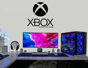 Pegatina de pared personalizada para juegos etiqueta/nombre murales calcomanías zona de juego XB60 - Imagen 1 de 8