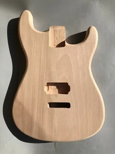 Mahogany Guitar Body Solid wood DIY for ST Style Guitar parts unfinished - Imagen 1 de 5