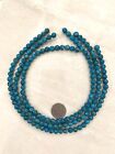 Blue Turquoise Round Beads Gemstone Strand For Art/Craft, Project 6Mm #B17