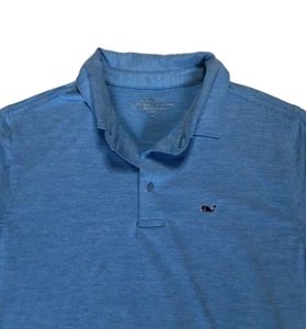 Vineyard Vines Boys' Blue Bradley Stripe Sankaty Polo Size XL (18) - Picture 1 of 7