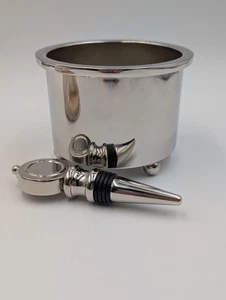 SOUTHERN LIVING AT HOME 2 Pc 40730 Carolina Wine Coaster Stopper Set - Picture 1 of 10