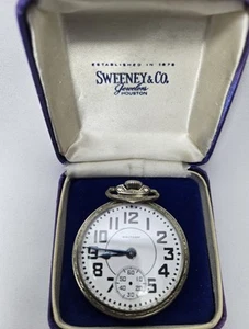 Waltham Watch, 17 Jewels, Railroad Train Pocket Watch, Scepter Case - Picture 1 of 13