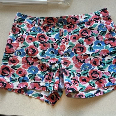 Tommy Hilfiger Mujer Pantalones Cortos Floral Talla 12/4” Entrepierna. Colorido. Ver Profundidad. D-8 Foto 1 de 4