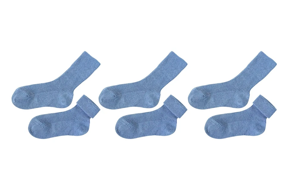 tittimitti 100% Organic Cotton Kid's Socks. Made in Italy. Ages 1-8 YR. 3-Pack. - Image 1 of 1