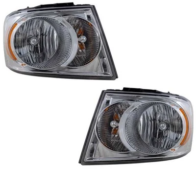 For 07-09 Durango Front Halogen Headlight Headlamp Head Light with Bulb SET PAIR Foto 1 de 4