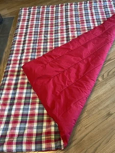 Vintage Ralph Lauren Plaid Comforter Cotton Madras Beach House Rare - Picture 1 of 7