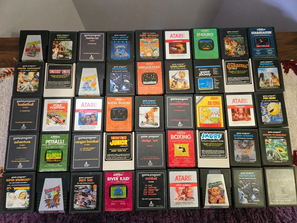 Cartuchos de juego ATARI 2600, ¡¡algunos con MANUALES!!  ¡¡PROBADO!!  ¡DESCUENTOS POR VOLUMEN!! Foto 1 de 1