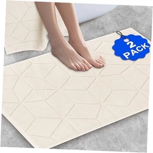 Hotel Baumwolle Badematten Set [kein Badezimmerteppich] - 2er Pack | | Dick 19"x30" Beige - Bild 1 von 7