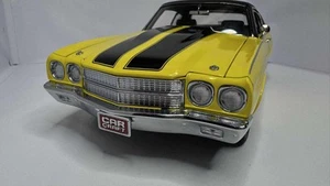 Detalle exacto 1:18 - Chevrolet Chevelle SS 1970 barato amarillo calle - Imagen 1 de 10