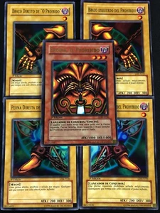 YUGIOH EXODIA SET LDD-S120-124 1ST ULTRA (LP) SPANISH WITH TWO PORTUGESE - Picture 1 of 1
