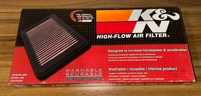 Filtro de admisión de aire K&N 33-2248 para Ford F-250/350/450 1999-2003 7,3 L V8 diésel Foto 1 de 4