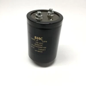 BHC ALS31A333NF100 Electrolytic Capacitor 33000µF ±20%, 100VDC, Ø77 x 105mm - Picture 1 of 4