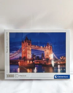 Puzzle Londra Tower Bridge City Collection Clementoni 1000 Pezzi pezzi 39674 - Foto 1 di 1