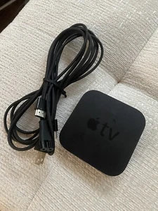 Cable de alimentación 1080p negro sin control remoto HDMI incluido Apple TV (3ª generación) A1427 - Imagen 1 de 2