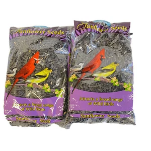 Black OIL SUNFLOWER Seeds Wild Song Bird Food Microgreens USA GROWN - 2 Pounds - Picture 1 of 7