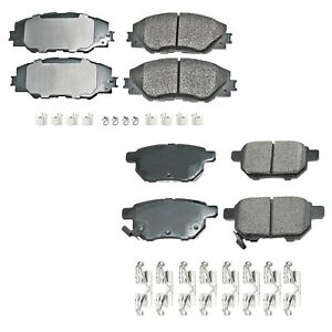 Akebono ProACT Front Rear Ceramic Brake Pads Kit for Scion tC Toyota Matrix FWD