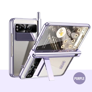 Überzug Scharnier Gehärtetes Glas Handy Hülle für Google Pixel Fold 5G Mit Stift - Bild 1 von 20