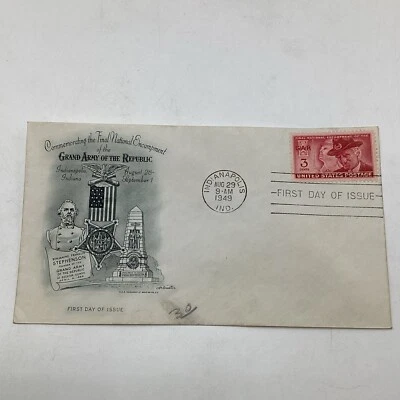 US Stamps, Scott #985 3c Grand Army of the Republic 1949 FDC - Image 1 of 4