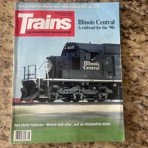 Trains Magazine "The Magazine Of Railroading" Vintage August 1992 - Picture 1 of 1