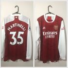 Martinelli #35 Arsenal 2020/21 XL L/S Home Football Shirt Jersey Adidas BNWT