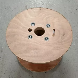 50CM HEAVY DUTY WOODEN CABLE DRUM REEL PLYWOOD PROJECT TABLE - NEW CONDITION - Picture 1 of 4