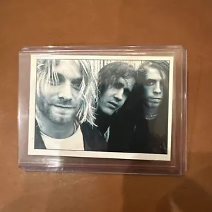 Nirvana 1995 Panini Smash Hits Stickers #94 NM KURT COBAIN DAVE GROHL Qty 🔥🔥 - Picture 1 of 2
