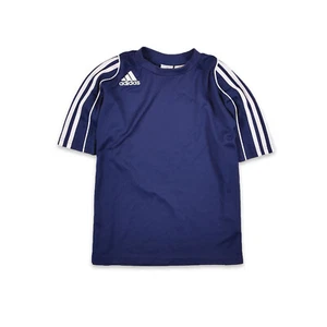 Adidas Junge Kinder T-Shirt Shirt Classic Gr.164 Sport Fitness Navy Blau 95890 - Bild 1 von 3