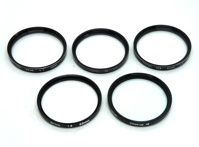 Set of 5 Close-UP Macro Filters 52 mm +1 +2 +3 +4 +8 - Image 1 of 2