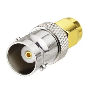 2-Pack BNC Female to SMA Male Connector Adapter for USB WiFi Adapter Booster - Picture 1 of 3