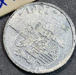 Spain  1 Peseta 1991  Coin, Very Small Coin, Free Shipping - Great Coin - nx.100 - Picture 1 of 6