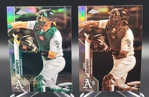 2020 Topps Chrome Sean Murphy REFRACTOR & SEPIA RC ROOKIE CARDS #32 OAKLAND A's - Picture 1 of 2