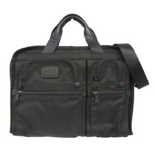 Tumi Alpha 26108DH Men's Leather,Nylon Canvas Briefcase,Handbag,Shoulde BF570884