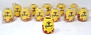 Lot of 12 Jim Beam Honey Shot Glasses Distillery Advertising Collectible Yellow - Picture 1 of 3