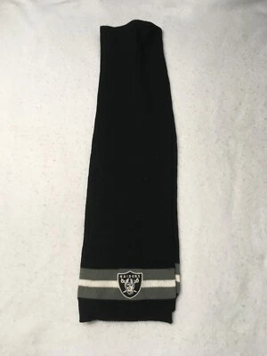 Bufanda cálida Reebok NFL Oakland Raiders peso ligero negro gris adulto hombre mujer Foto 1 de 4