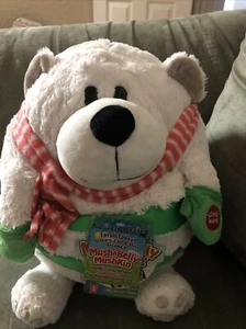 MUSHABELLY Chatter Mushkin XMas Musical Holiday 2006 Polar Bear Plush New - Picture 1 of 12