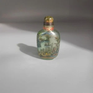 Ancient China, Beijing Collection, pure hand-painted, glass, snuff bottle - Picture 1 of 9