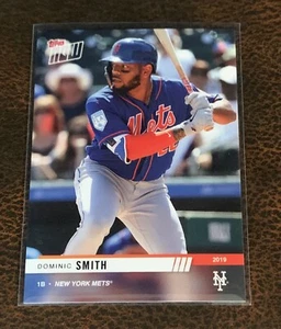 2019 TOPPS NOW #OD-263 DOMINIC SMITH ROAD TO OPENING DAY - NEW YORK METS - Picture 1 of 2