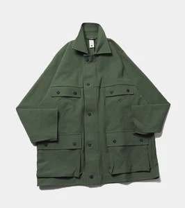 DESCENTE PAUSE BIG HUNTING JACKET AURALEE MEDIUM GREEN POCKET MILITARY JAPAN - Picture 1 of 12