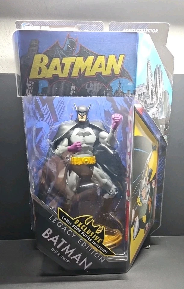 Boneco de ação DC Universe Batman 1st Appearance Legacy Edition novo na caixa exclusivo - Imagem 1 de 1
