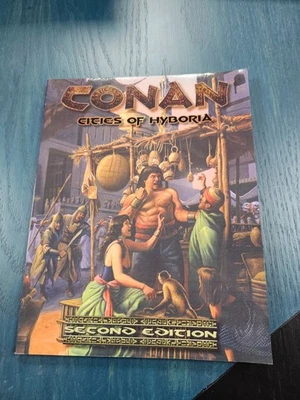 Conan RPG 2nd Edition Cities of Hyboria d20 Mongoose Publishing Ex Cond - Image 1 of 2