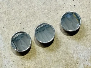Wheel Center Caps Compatible Ram 1500-4500 2003-2016 OD 2.48” ID 2.3” Chrome - Picture 1 of 1