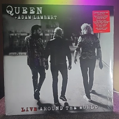 Queen & Adam Lambert - Live Around the World - Ltd. Ed. 2 LP Red Color Vinyl - Image 1 of 3
