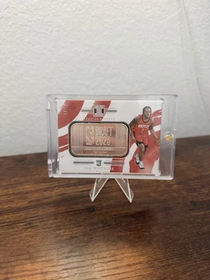 2023-24 Panini Impeccable Cam Whitmore #19 RC Silver Bar /20 Houston Rockets - Image 1 of 3