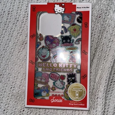 Sonix Sanrio Case for iPhone 14 Pro Max, HELLO KITTY Stickers - Imagem 1 de 2