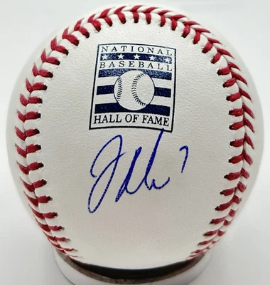 Joe Mauer Signed Hall Of Fame Baseball HOF Twins Autograph Beckett BAS COA - Image 1 of 2