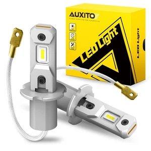 AUXITO H3 Light Fog Bulbs White 6500K Xenon kit LED Conversion EOOH - Picture 1 of 14
