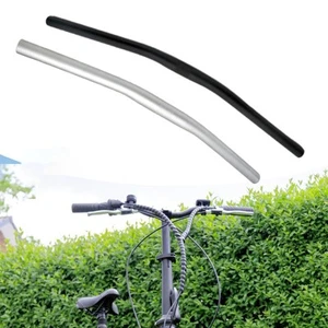 Mountain Bike Handlebar 25.4 Folding Bike Replacement Riser Bar Bicycle - Picture 1 of 13